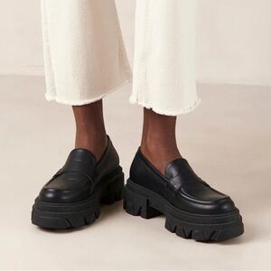 Alohas Trailblazer Corn Vegan Leather Chunky Loafers